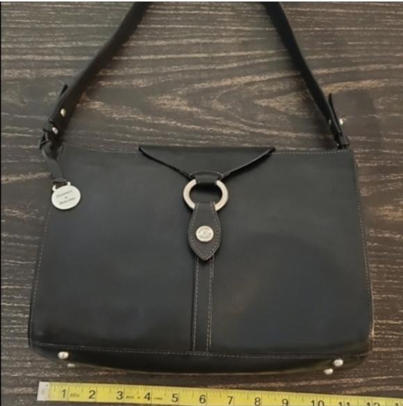 Dooney & Bourke Rare Black Vintage Leather Shoulder Bag